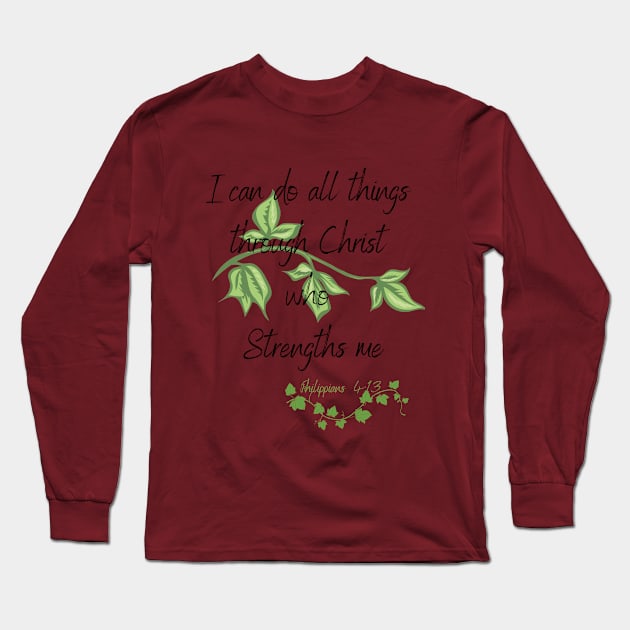 All things can be done through Christ Long Sleeve T-Shirt by Desire to Inspire